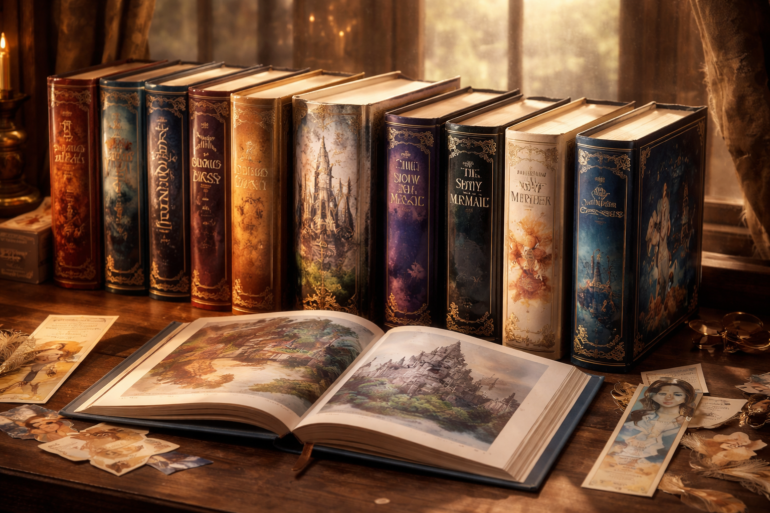 livre disney collection sur étagère en bois