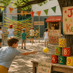 60 idées de jeux pour kermesse enfants jouant