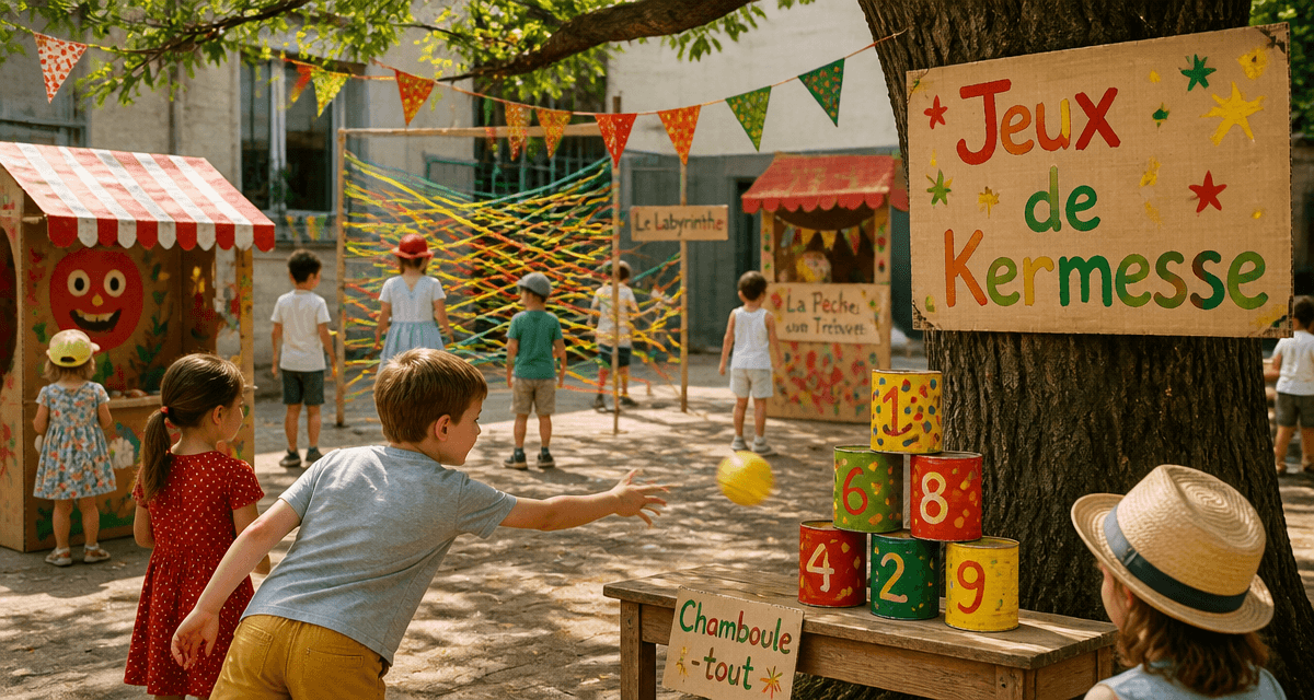 60 idées de jeux pour kermesse enfants jouant