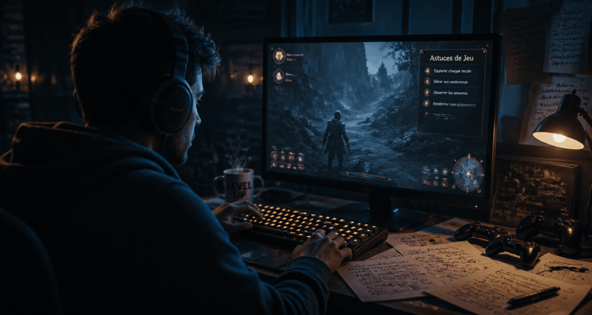 astuces jeu gamer écran casque