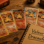 cartes dracaufeu prix sur table