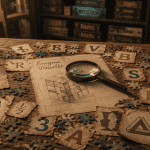 Enigme visuelle puzzle sur table