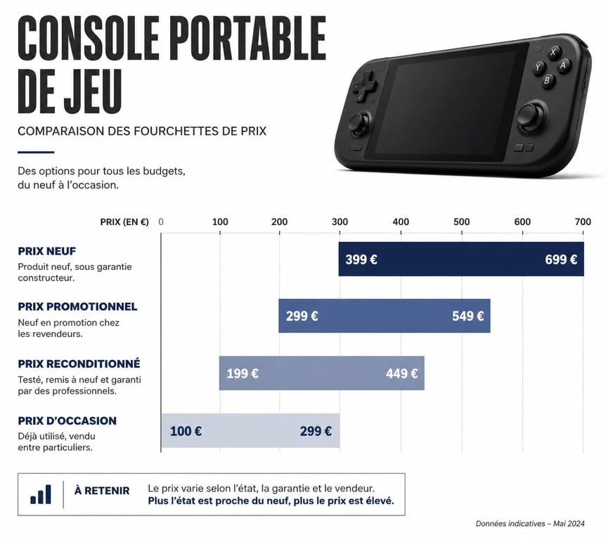 Comparatif des prix de la PlayStation Portal : neuf, occasion et reconditionné