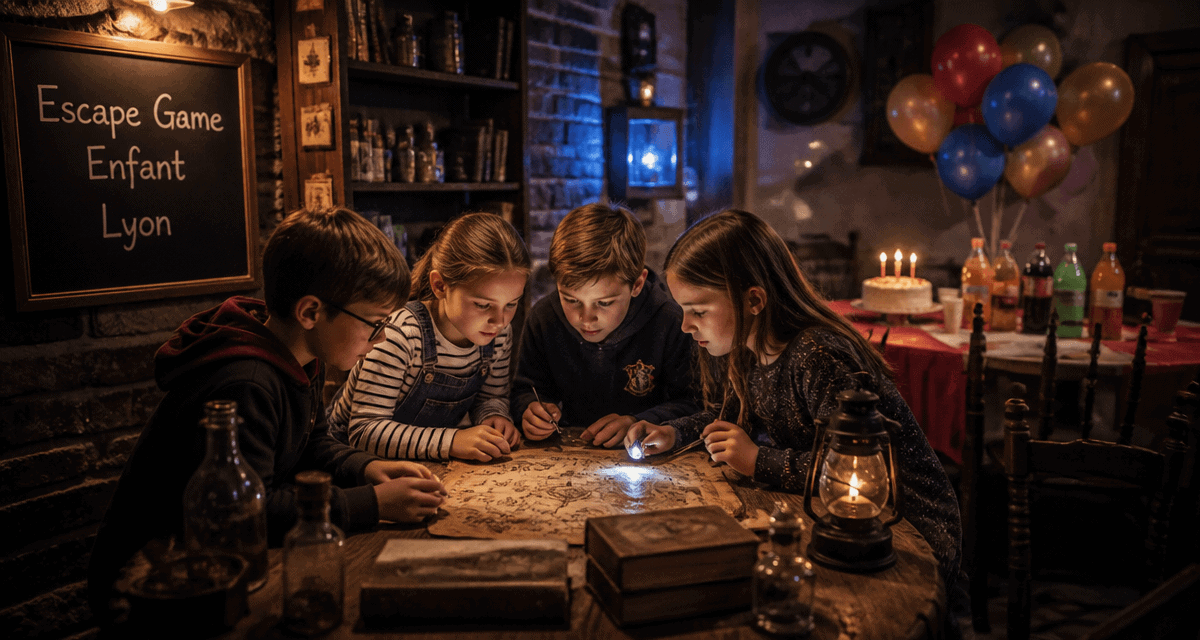 enfants escape game lyon enfant anniversaire