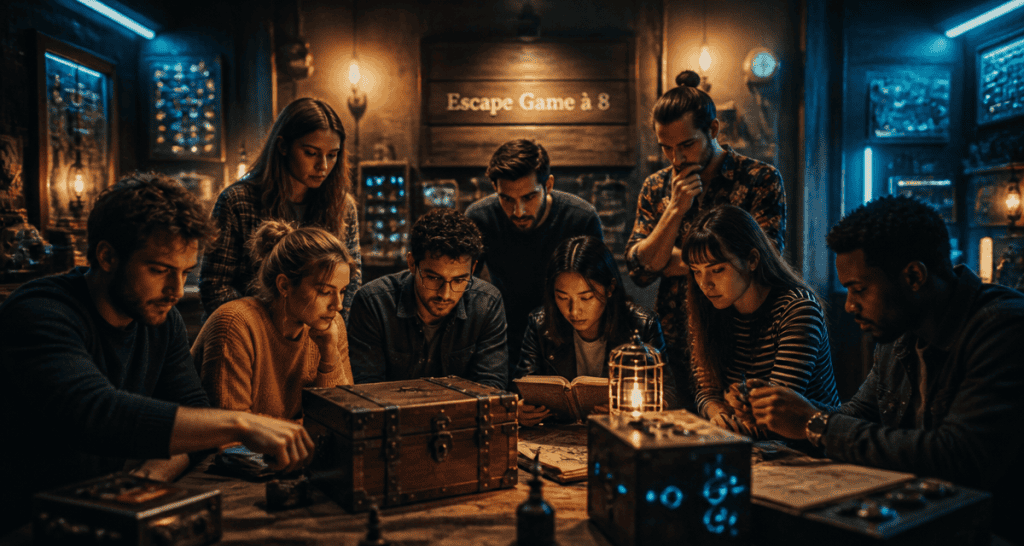 escape game paris 8 joueurs en équipe