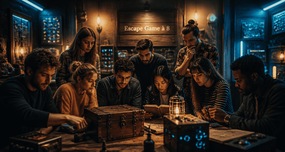 escape game paris 8 joueurs en équipe