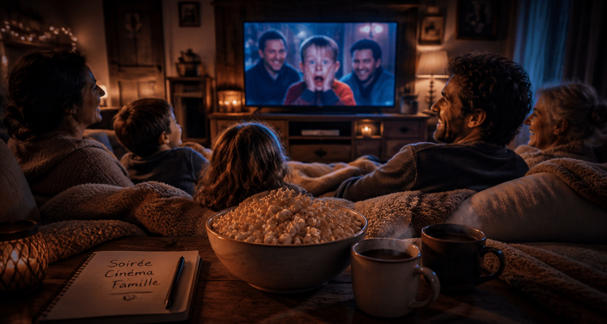 film drole a regarder en famille salon chaleureux