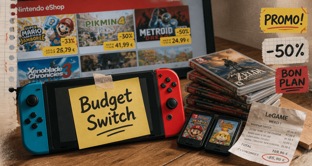 jeux switch prix console et jeux sur table