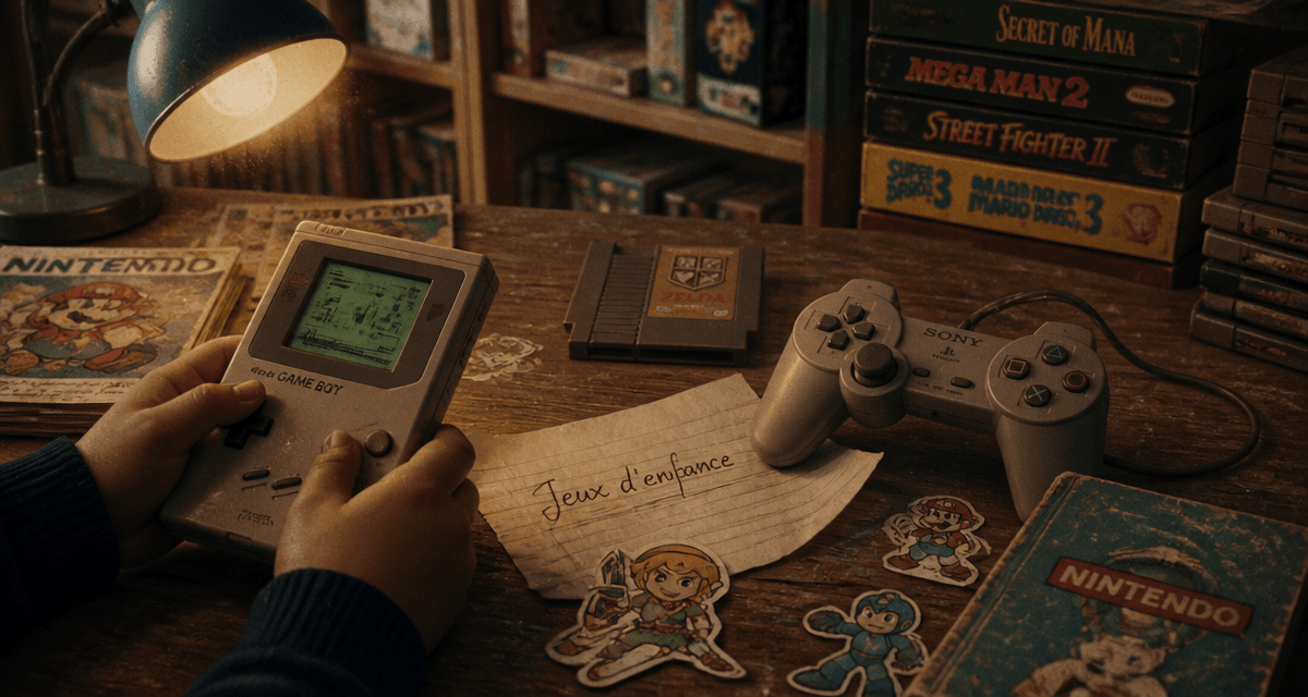 jeux vidéo enfance console rétro