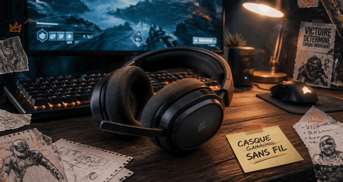 meilleur casque gaming sans fils sur bureau