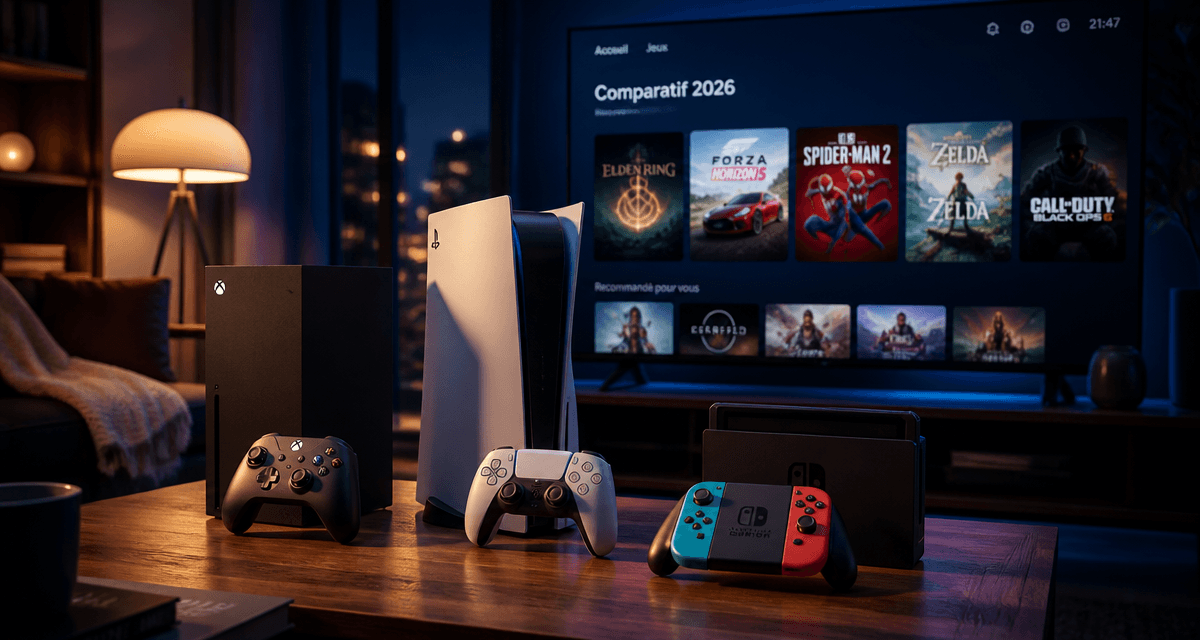 meilleur console de jeux 2026 sur table basse