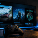 meilleur jeu sur xbox manette salon moderne