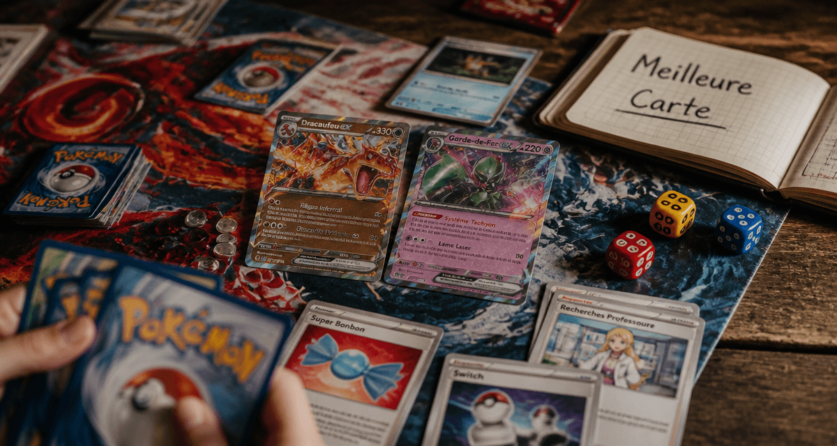 meilleure carte pokemon tcg sur tapis de jeu