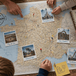 parc attraction france carte vue famille