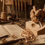 sculpture bois main artisan outils