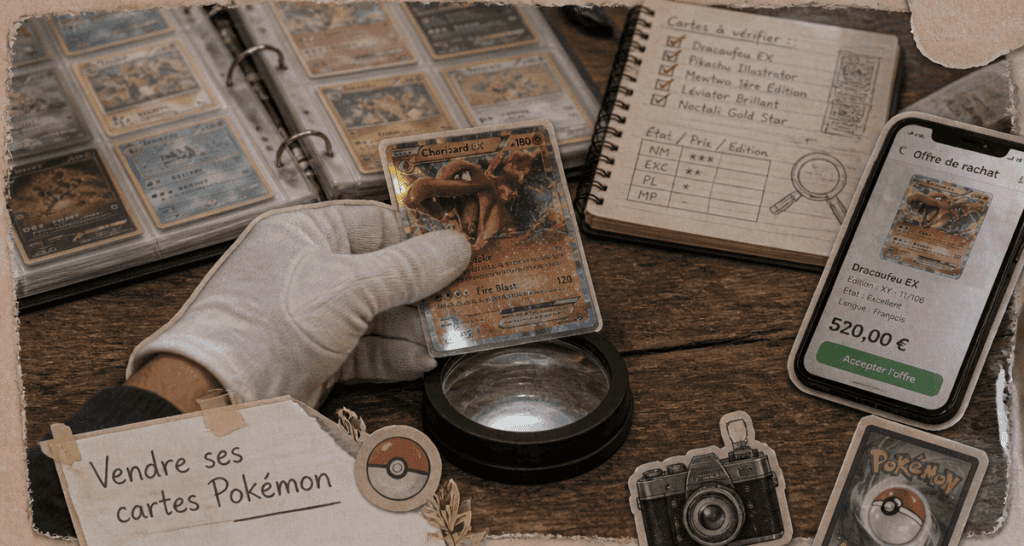 site pour vendre des cartes pokémon main collection