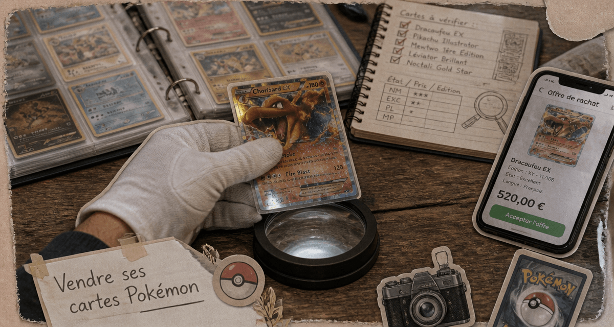 site pour vendre des cartes pokémon main collection