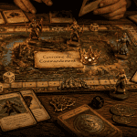 talisman jeu plateau et héros en partie