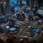 warhammer personnages heros space marine sur table