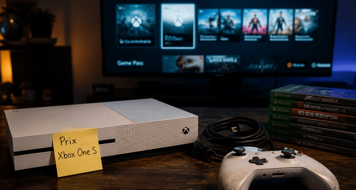 xbox one s prix console et manette