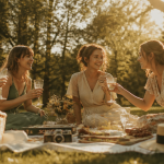 activité à faire entre copine dehors pique-nique chic