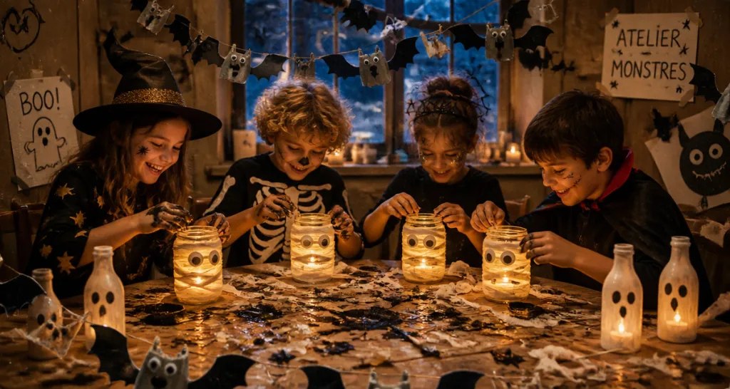 activité halloween enfants créations décorations