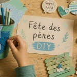 idée cadeau fête des pères à fabriquer facilement pot à crayons DIY