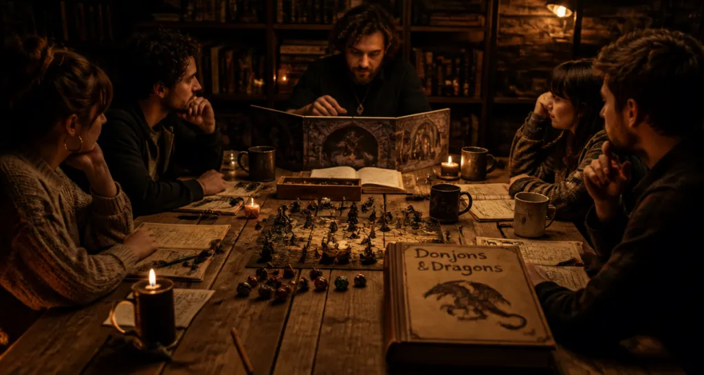 jdr donjon et dragon joueurs table manuels
