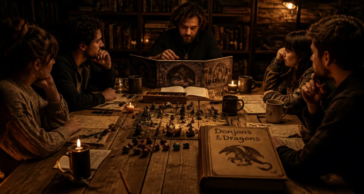 jdr donjon et dragon joueurs table manuels