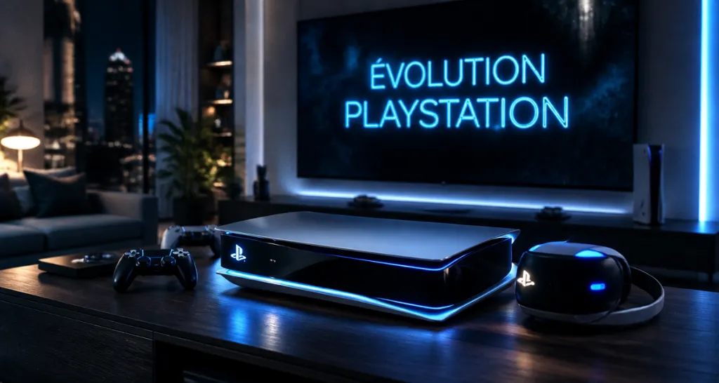 PlayStation 6 prix console futuriste salon