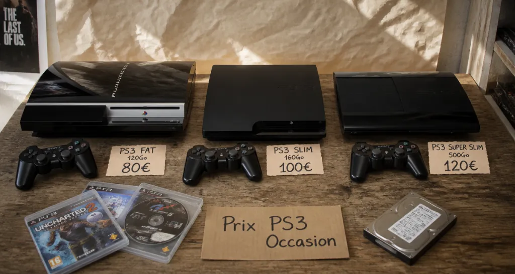 ps3 prix trois modèles occasion