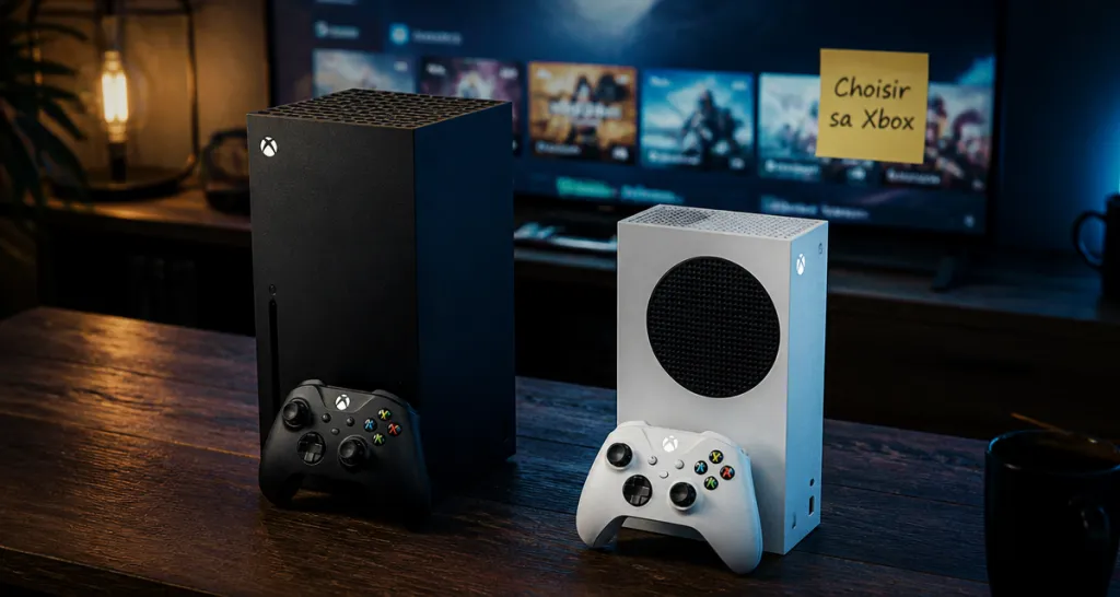 quelle xbox acheter series x ou series s sur une table