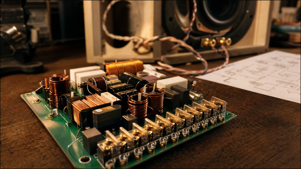 Carte de gestion trois voies audio avec filtres : compatibilité 200W 300W