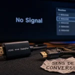 Adaptateur hdmi displayport : HDMI vers DisplayPort, sens de branchement