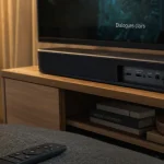 Barre de son compacte HDMI eARC Dolby Atmos sous TV