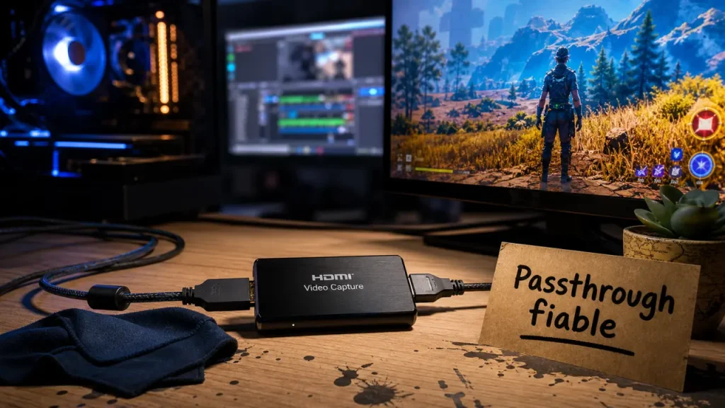 1080p60, 4K60 ou HDMI 2.1 : le boitier de capture qui évite la latence