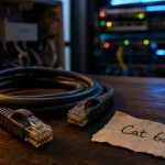 cable rj45 catégorie Cat 6a blindé RJ45 en intérieur technique