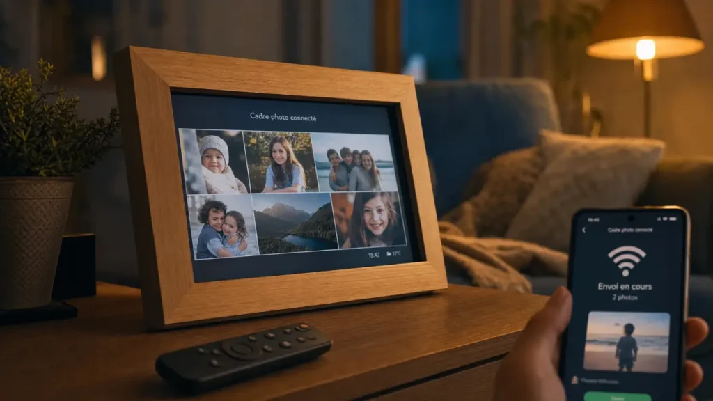 Wi-Fi, 10 pouces, recadrage automatique : les critères qui changent vraiment l’usage d’un cadre photo connecté