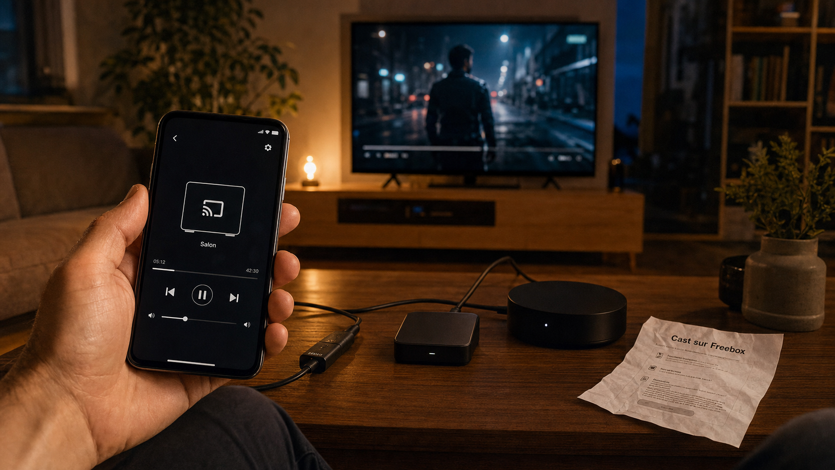 Caster sur Freebox Pop : cast sans blocage sur réseau local