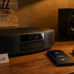 Chaîne hifi haut de gamme Bose Wave IV : mini chaîne CD/MP3 avec Bluetooth en salon