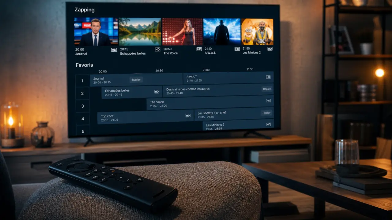 Comment avoir toutes les chaînes avec Fire TV Stick : guide TV sur écran