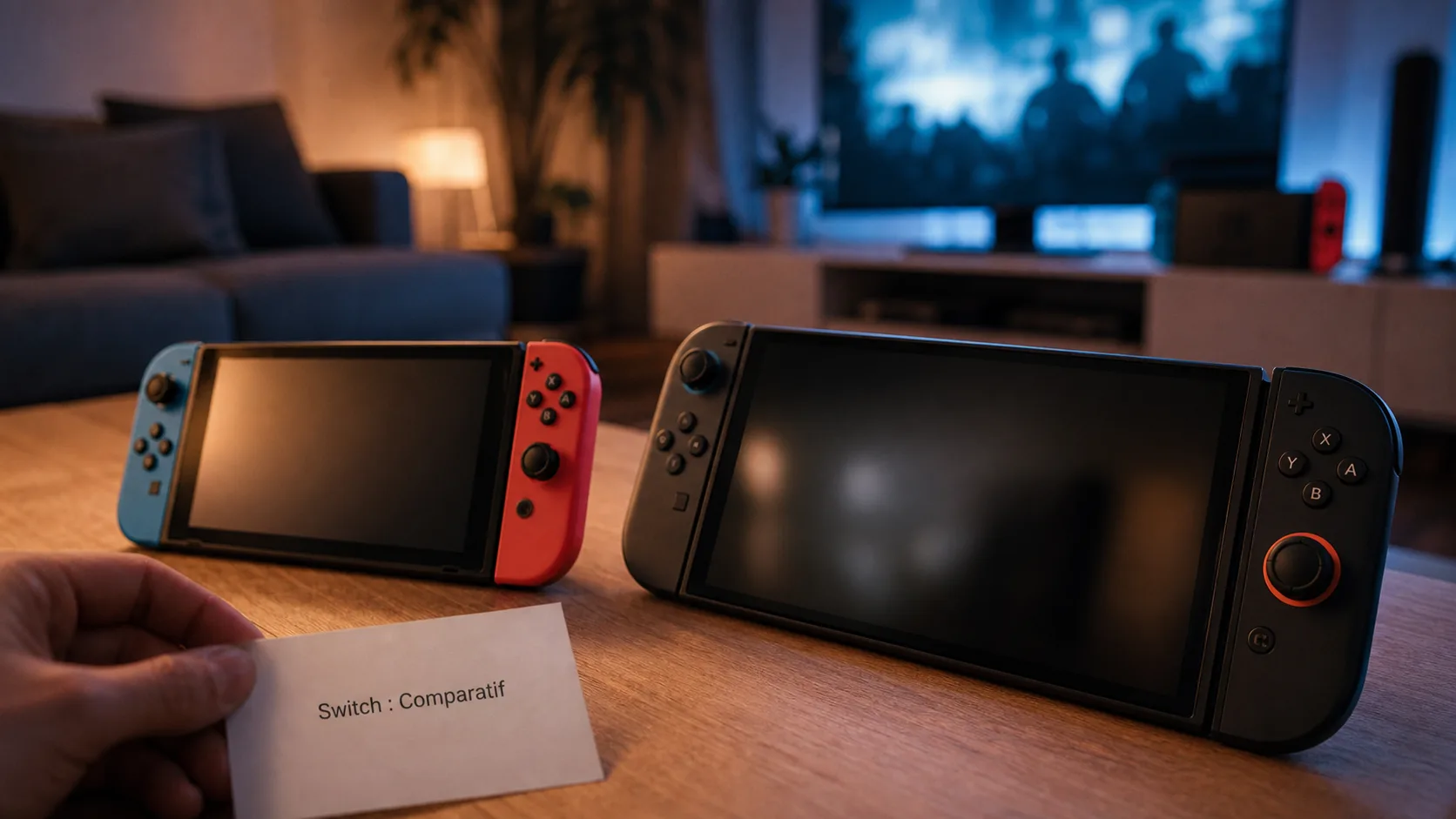 Difference switch 1 et 2 : écran 4K et compatibilité en mode portable