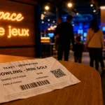 Espace de jeux : ticket et activités bowling mini-golf pour enfants