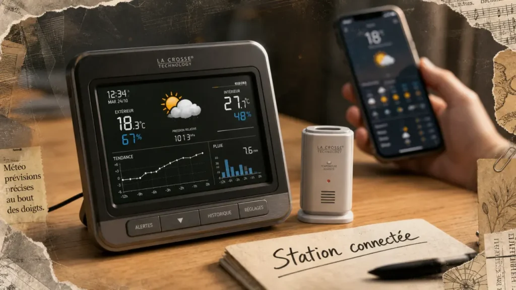 Station météo connectée : les capteurs utiles et les prévisions sur 5 jours