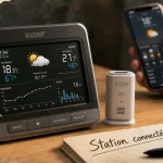 Station meteo connectée : capteurs et prévisions sur 5 jours