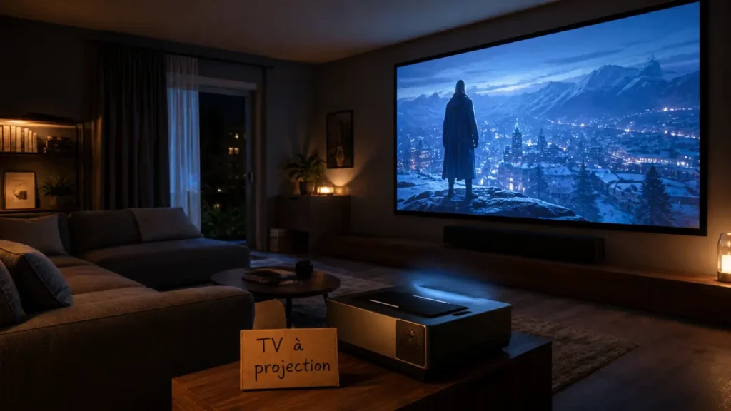 TV à projection : grand écran, recul et image nette