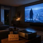 TV à projection : grand écran, recul et image nette