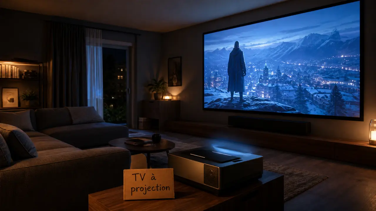 TV à projection : grand écran, recul et image nette
