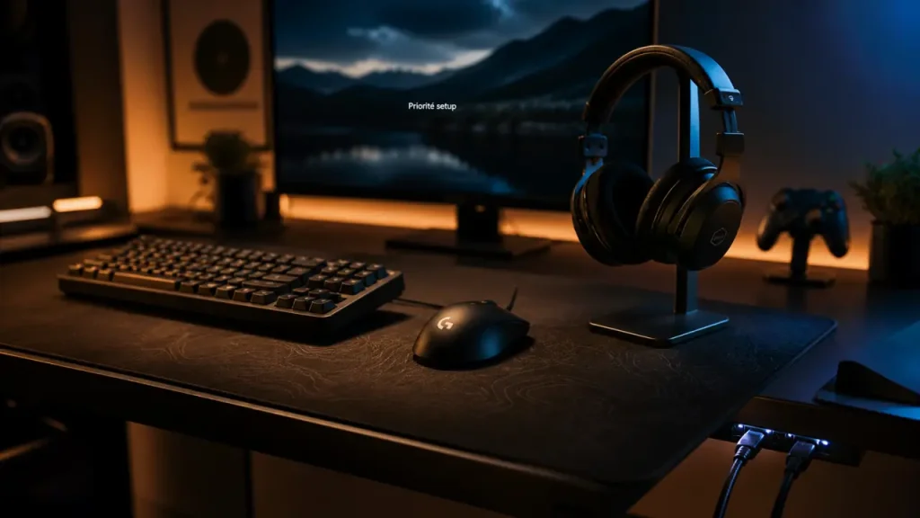 Accessoires bureau gaming : les indispensables pour rester précis sans encombrer son setup