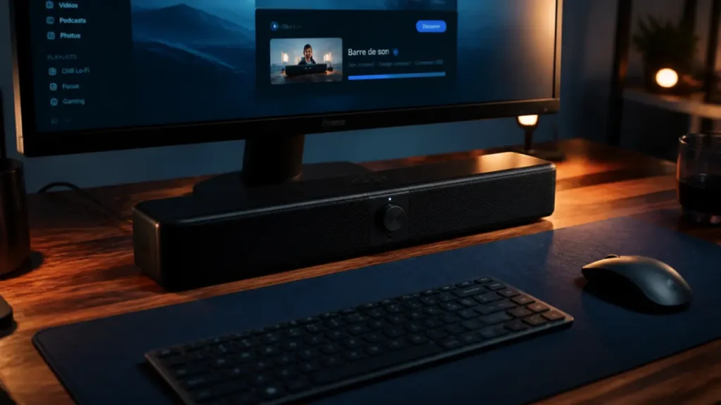 USB, Bluetooth ou caisson : quelle barre de son PC choisir pour un bureau net et clair ?